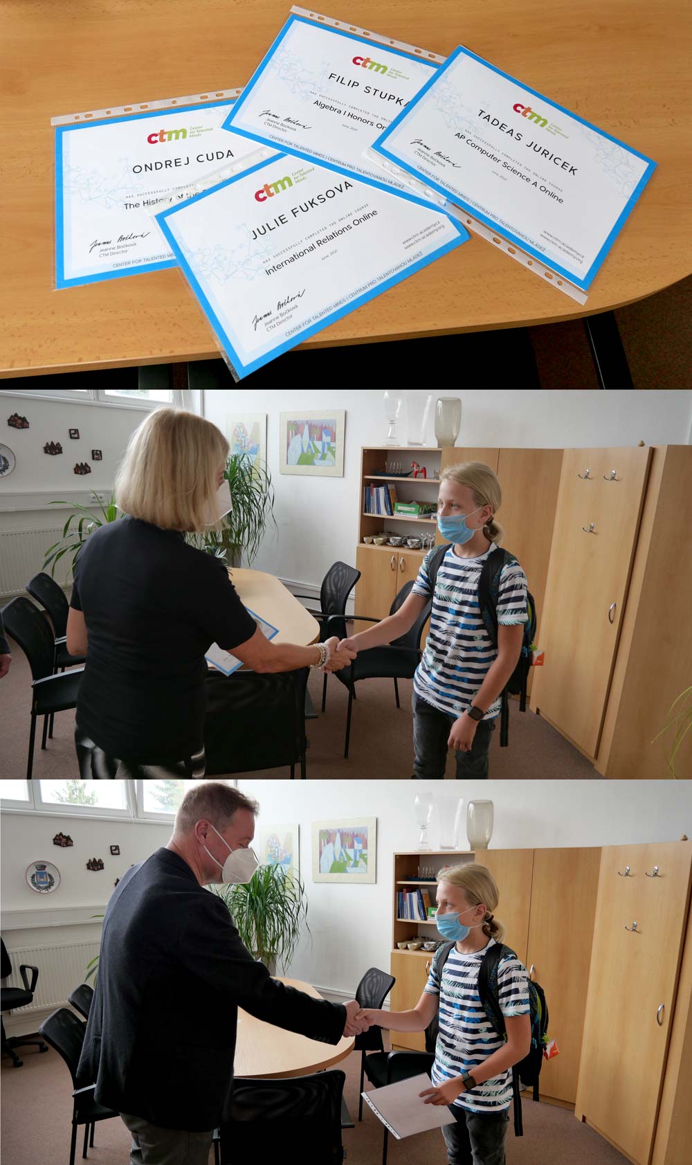 Úspěšní absolventi kurzů CTM převzali certifikáty