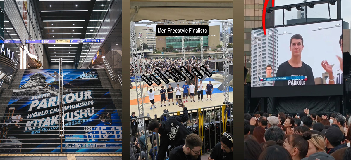 Obrovský sportovní úspěch Antonína Kolenovského na MS v parkouru